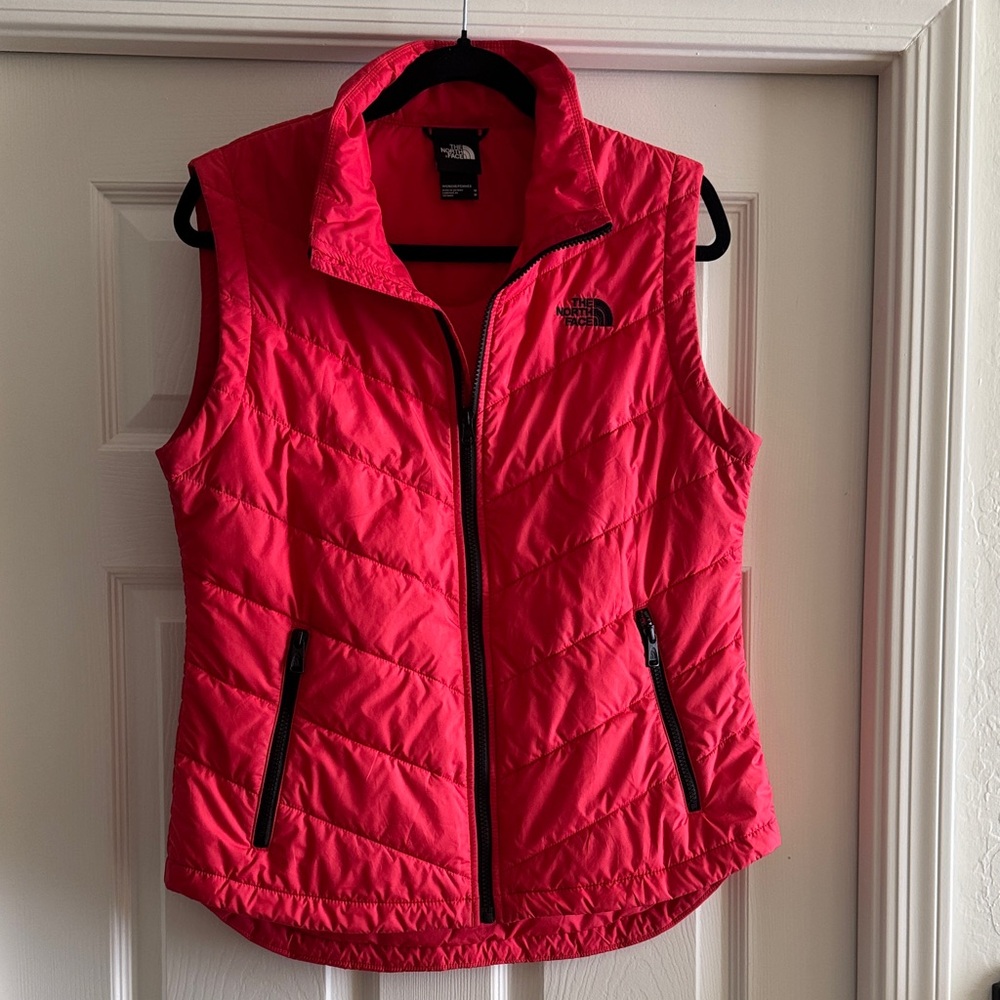 The North Face Women's Bright Red Puffer Vest